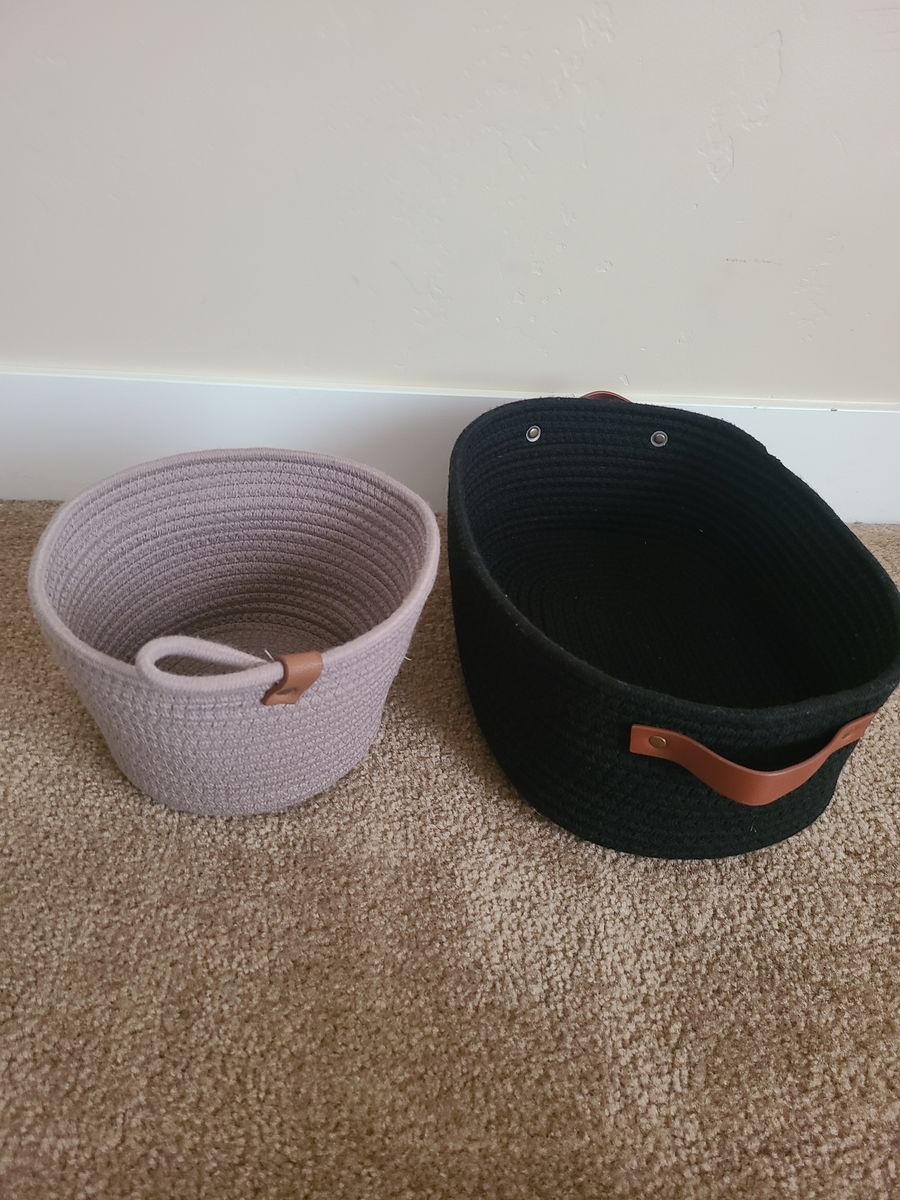 2 rope baskets