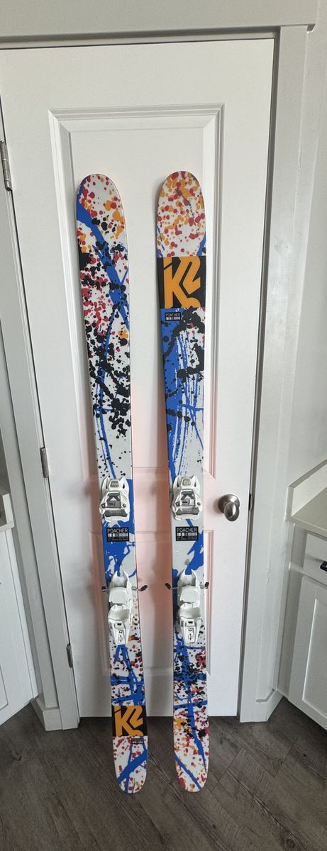 K2 Poacher 184cm Skis + Marker Squire 11 ID Bindings