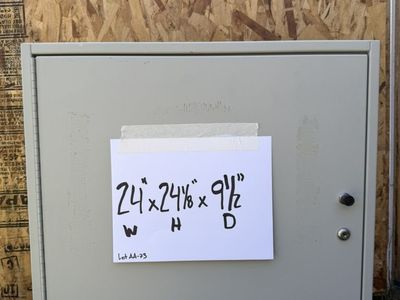 Metal/Steel Enclosure Cabinet 2'x2'