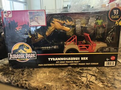 NEW Mattel Jurassic Park ’93 Classic Set, T. rex