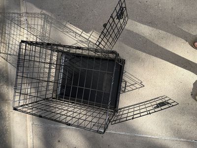 Dog Cage 24” long x 19” tall x 17” wide
