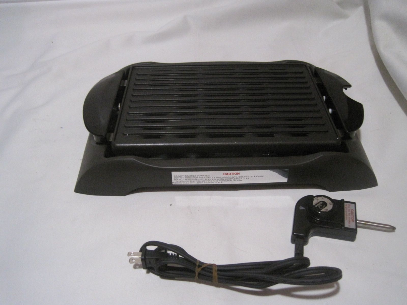 Zojirushi EB-CC15 Indoor Electric Grill 120V 1300W Black Drip Tray VGC Tested