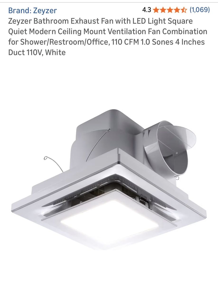 Zeyzer bathroom exhaust