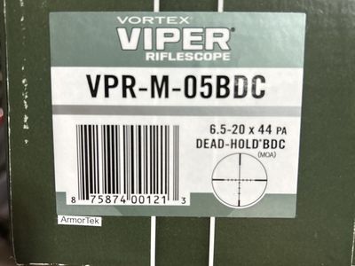 VPR-M-05BDC Viper rifle scope