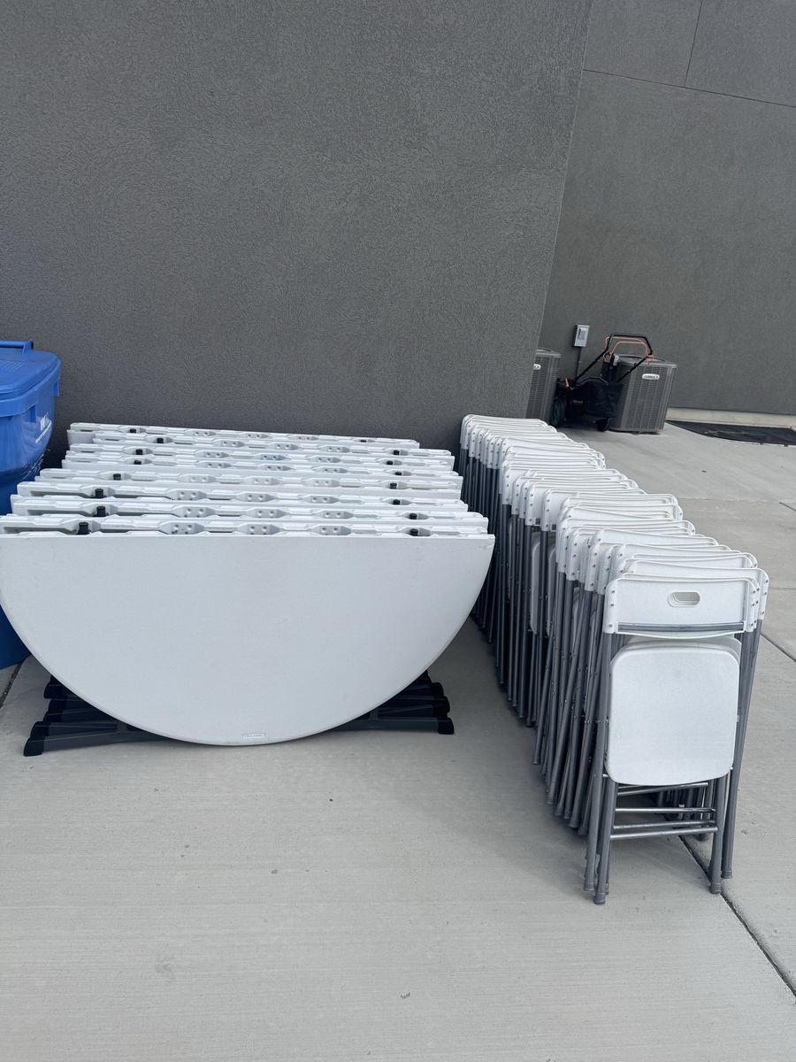 TABLES AND CHAIRS FOR RENT