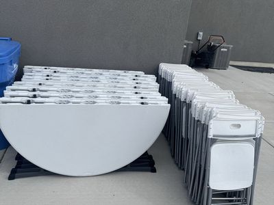 TABLES AND CHAIRS FOR RENT