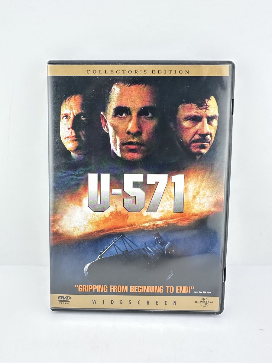 U-571 Collector's Edition DVD Widescreen Matthew McConaughey Harvey Keitel
