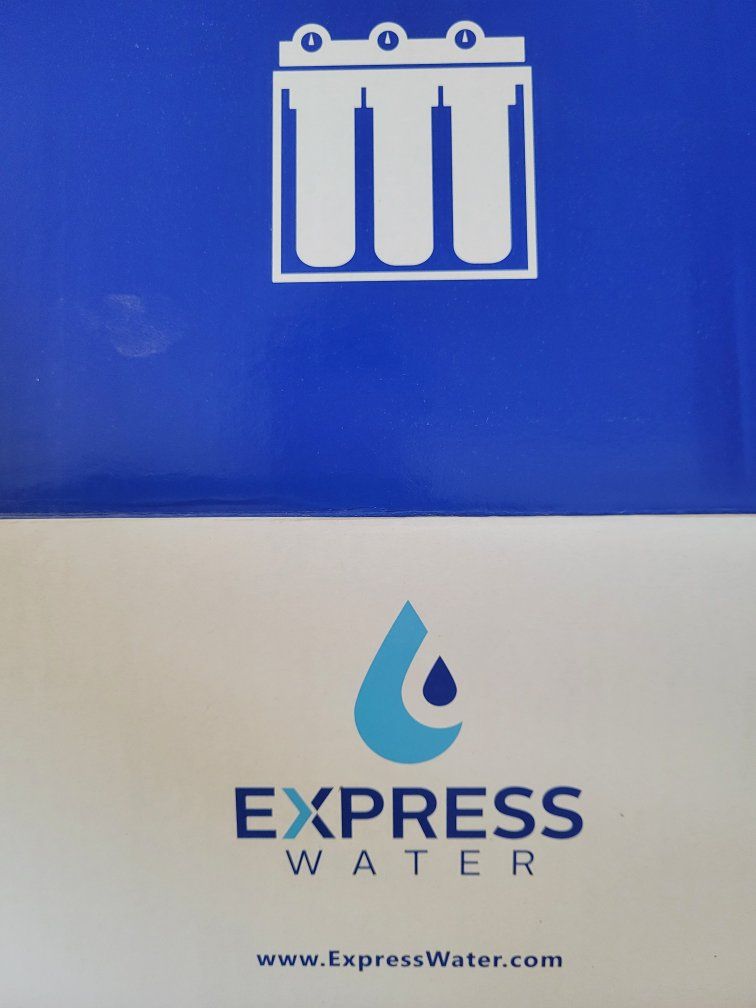 EXPRESS WATER FLTWH2045CGS1 Whole House Replacement Water Filter Set, 3-Count