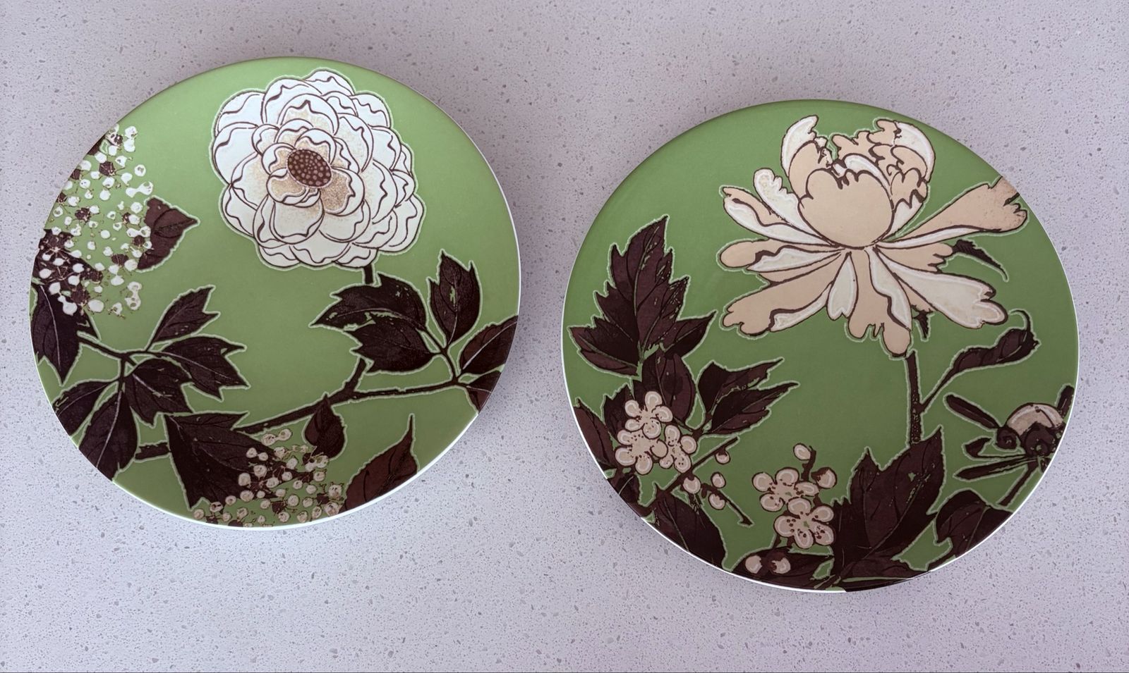 Grace 8" Decorative Floral Plates