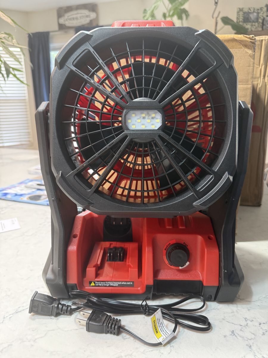 DE+ 18/20V Variable Speed Cordless Jobsite Fan (Model 6601)