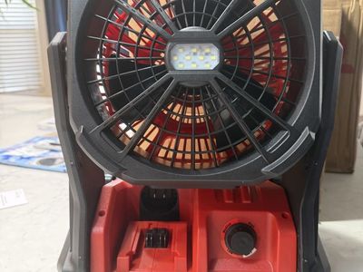 DE+ 18/20V Variable Speed Cordless Jobsite Fan (Model 6601)