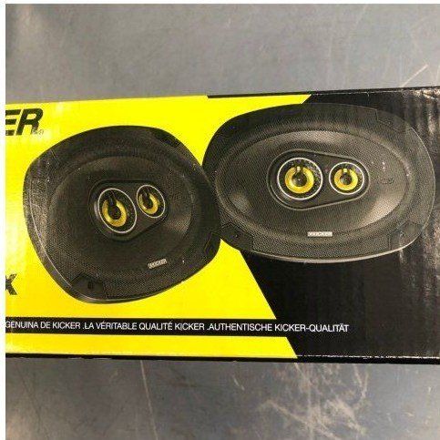 Kicker 46CSC6934 CSC693 6x9-inch 4-Ohm 3-Way Car Audio Coaxial Speakers - New In Box