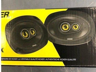 Kicker 46CSC6934 CSC693 6x9-inch 4-Ohm 3-Way Car Audio Coaxial Speakers - New In Box