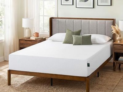 Zinus 10 In Green Tea Cooling Memory Foam Mattress, Queen, Fiberglass Free, Medium Firmness,in A Box