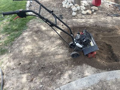 46cc 4-Cycle Cultivator Tiller - No Mix Gas & Oil - Powerful Garden Tool