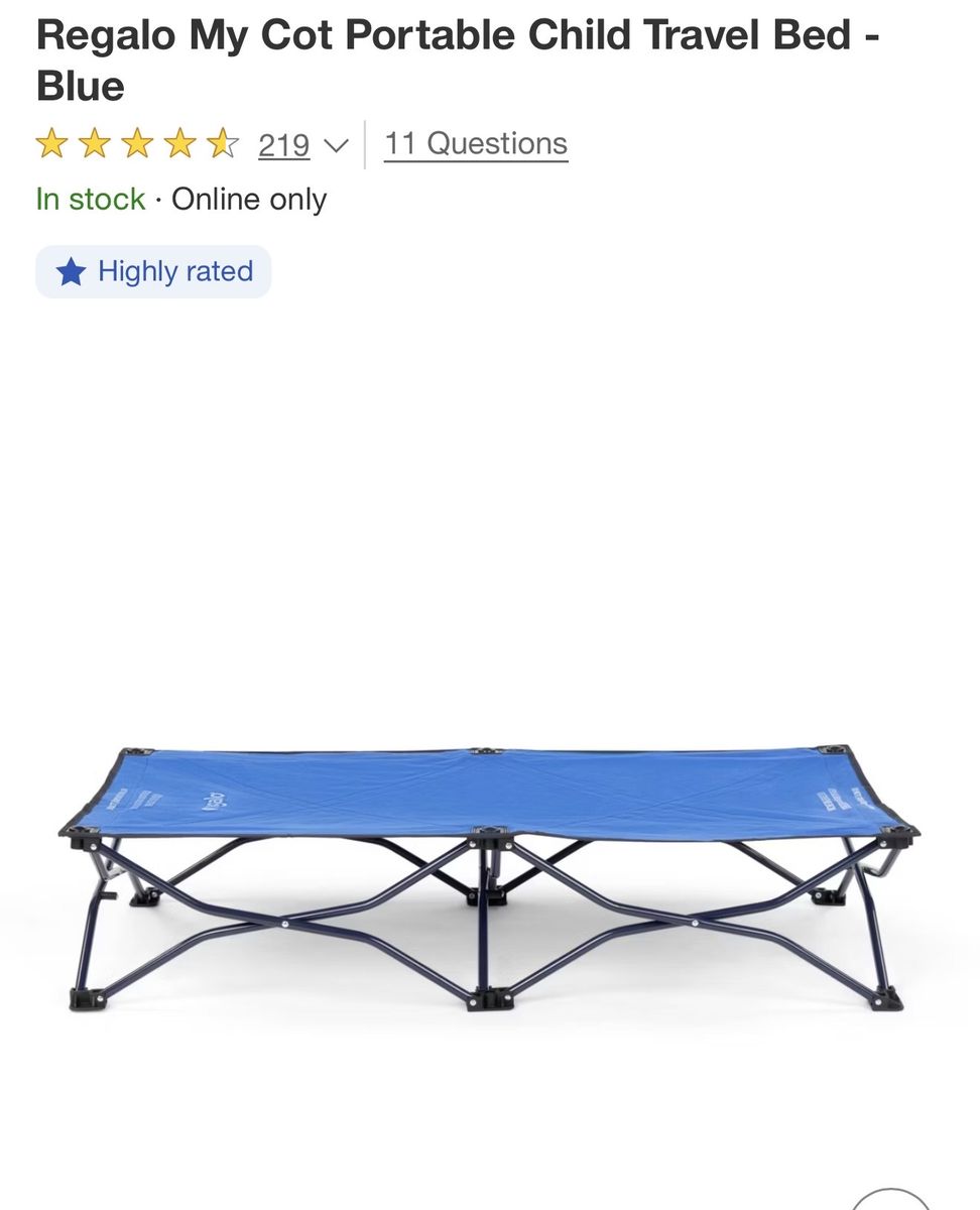 Portable Toddler  bed Camping