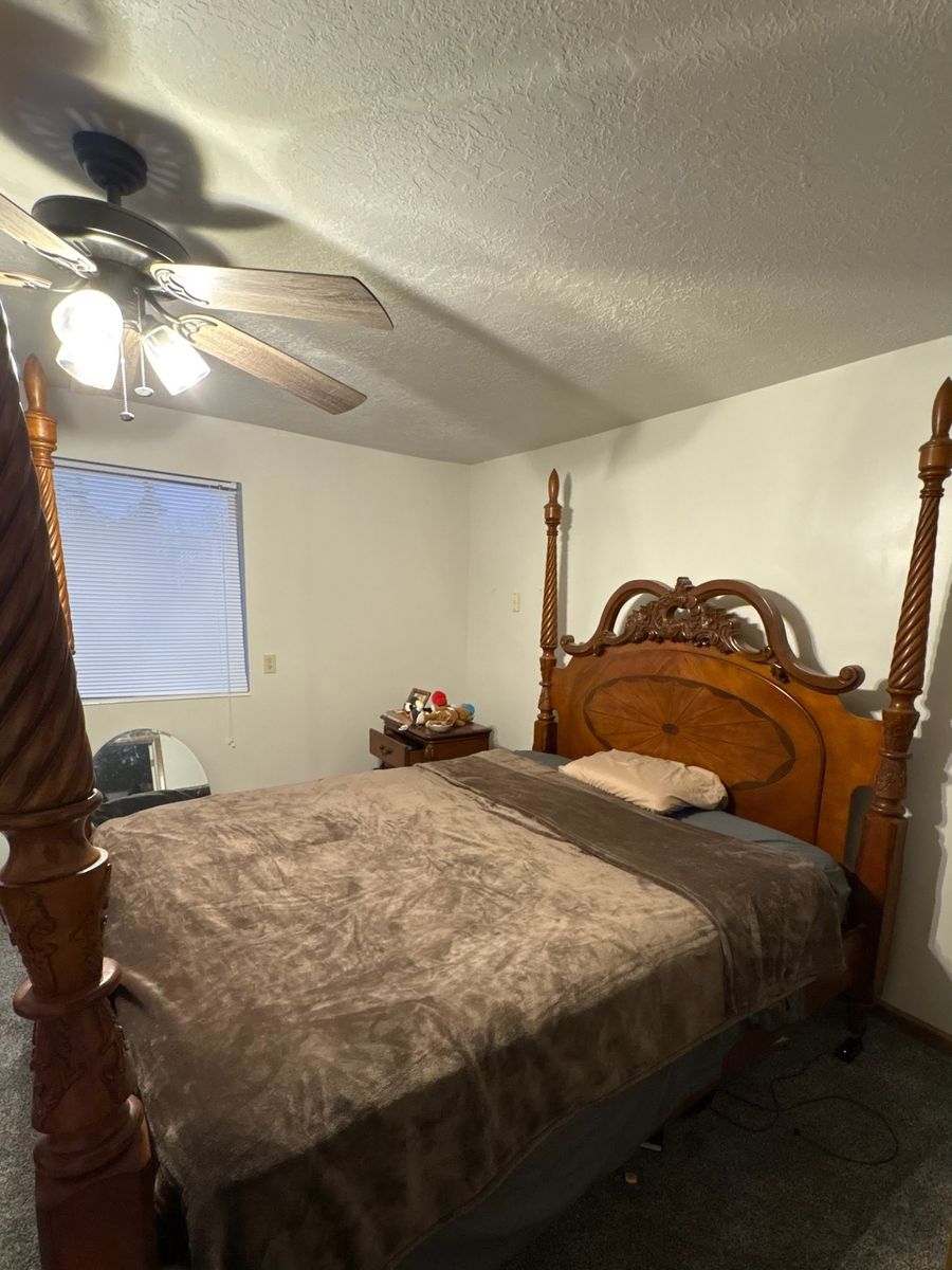 Fine Wood King Bed Set