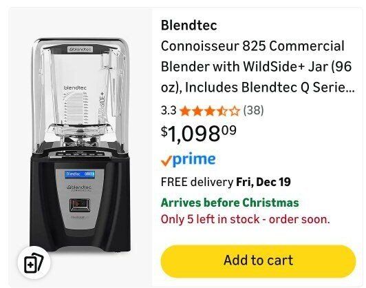 Blendtec Commercial blender 825