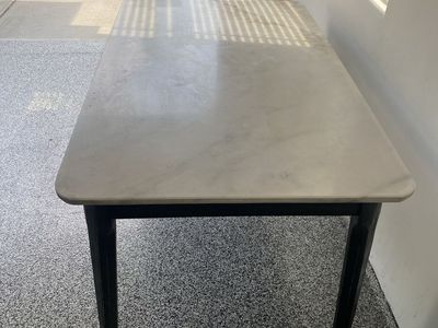 Marble dining kitchen table