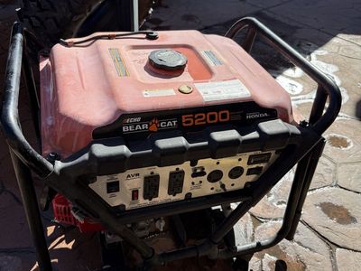 Bearcat 5200 watt generator