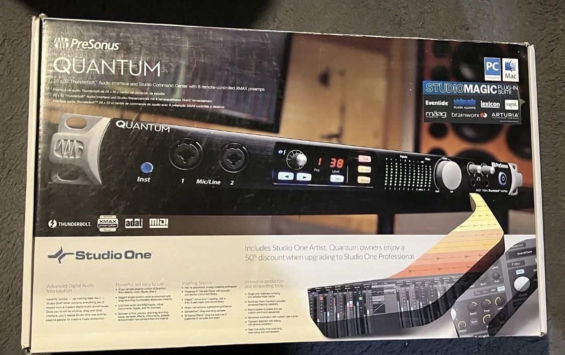 Presonus Audio Recording Professional Interface Quantum