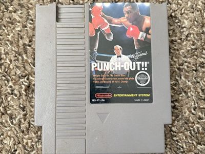 Original Mike Tyson’s punch out for NES in working condition.
