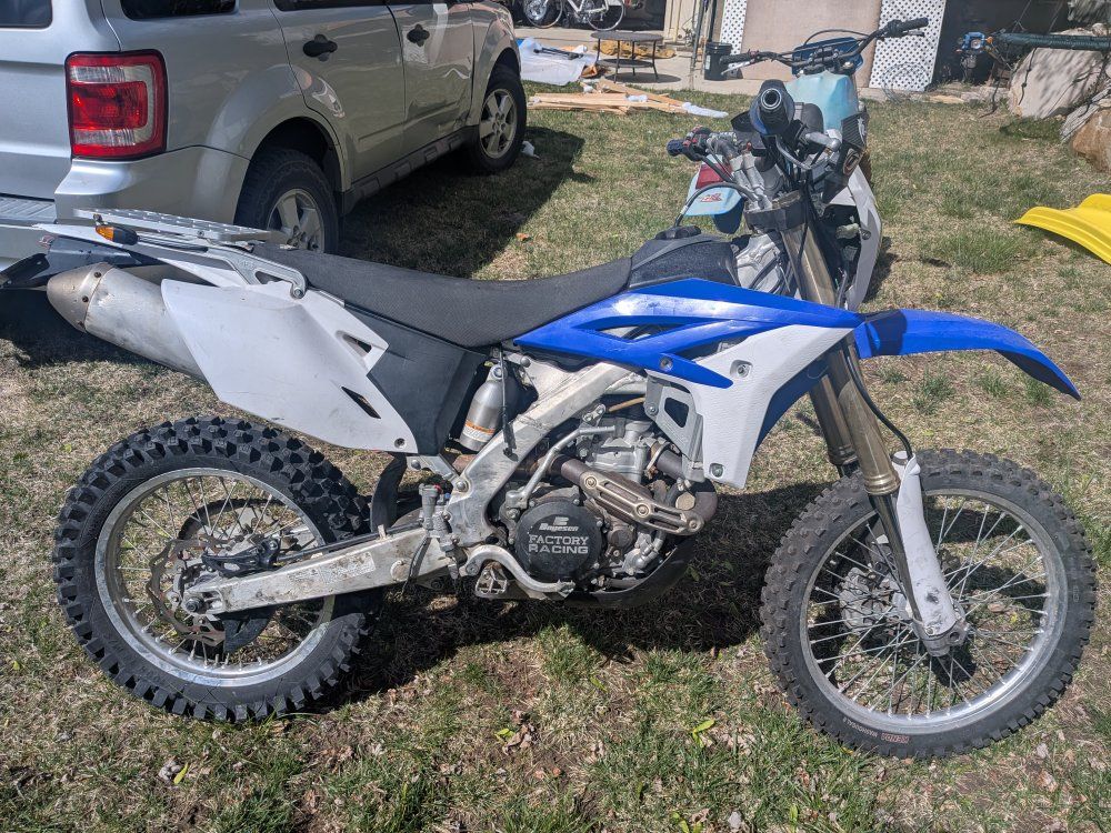 2014 WR450f w/Street kit.