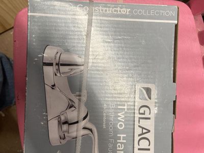 NIB Two Handle Glacier bay Chrome Bathroom faucet