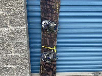 Lib Tech Skate Banana Snowboard with Ride Contraband Bindings - Used All-Mountain Snowboard 152cm