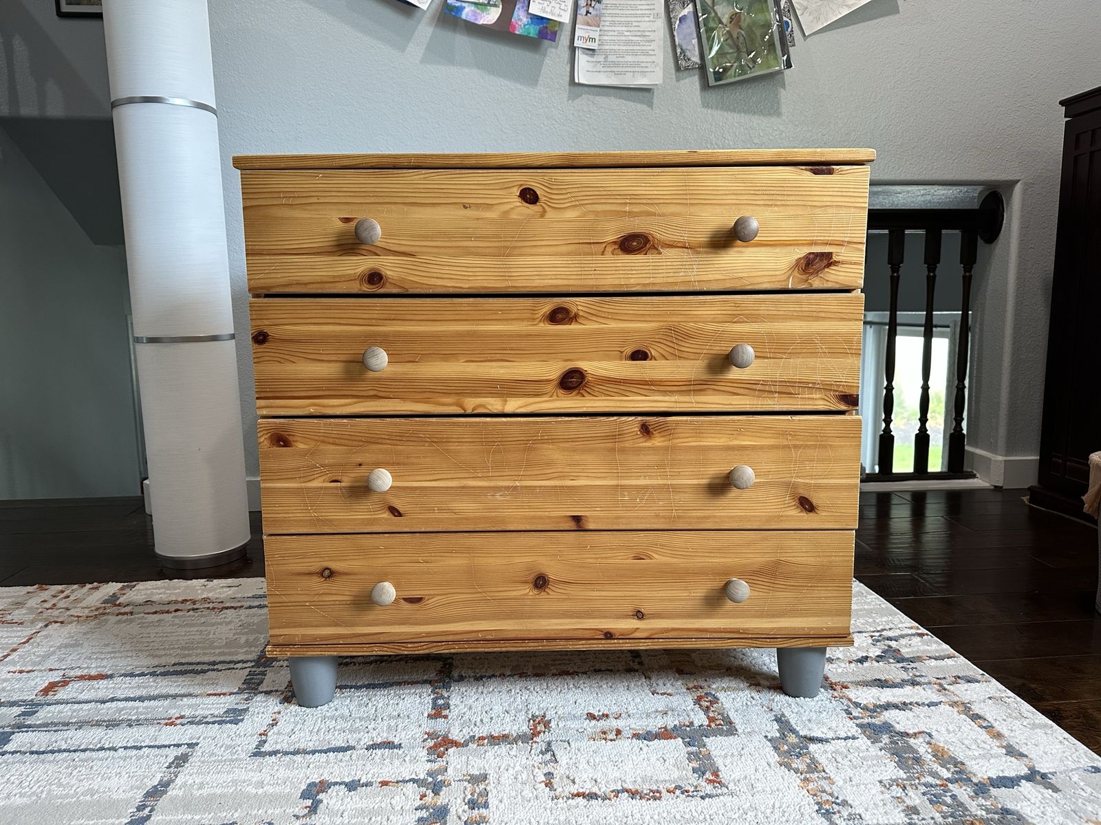 Small solid wood dresser