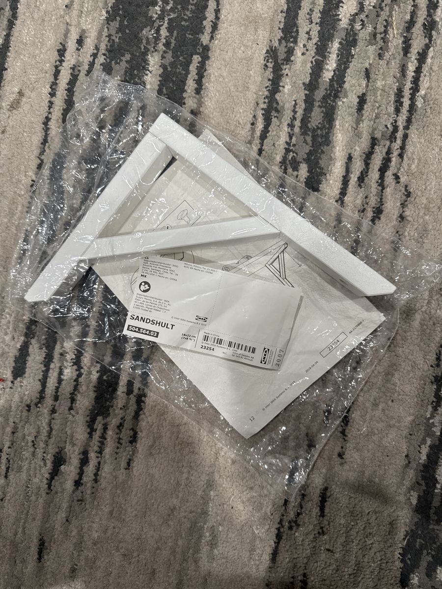 One IKEA shelf bracket