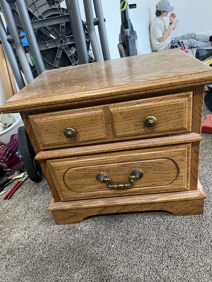 Oak End Table