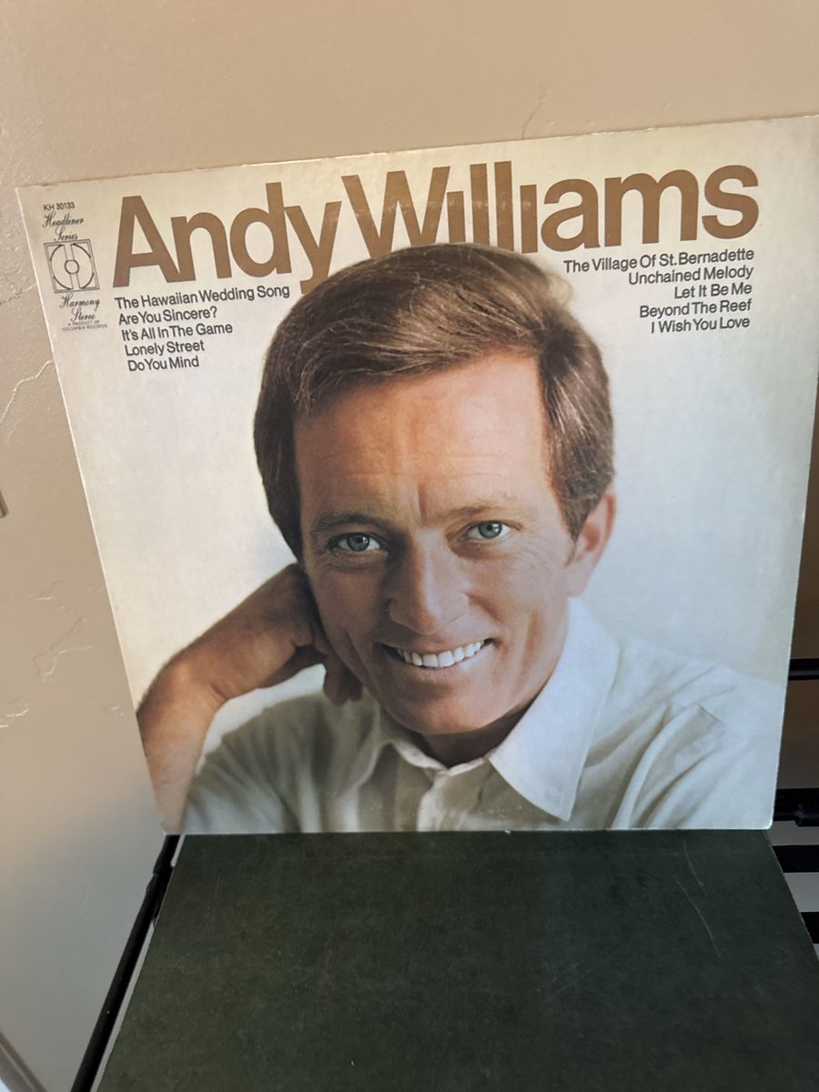 Andy Williams Self-Titled Harmony Headliner Series Vinyl LP (KH 30133)