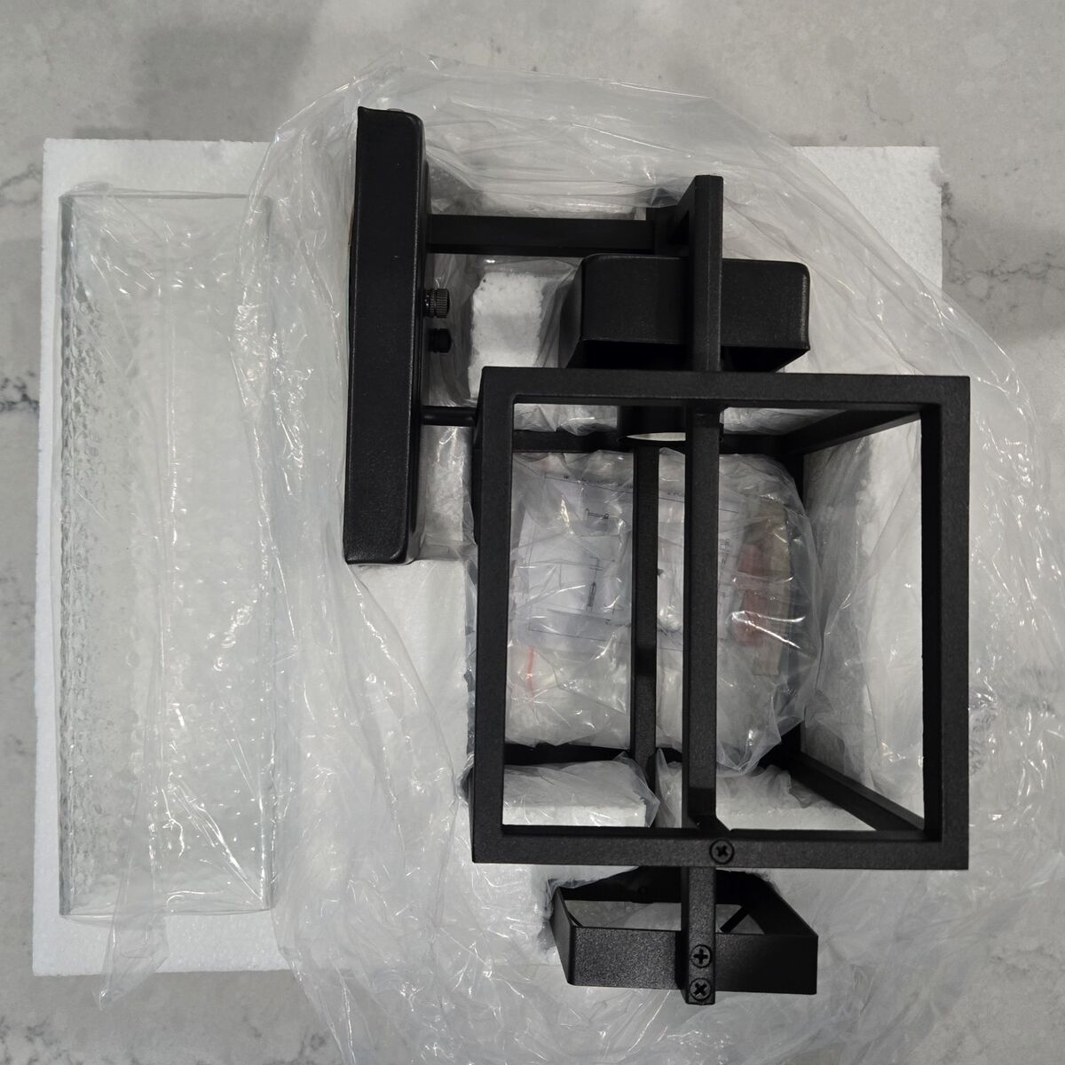 Black Outside Lantern Light