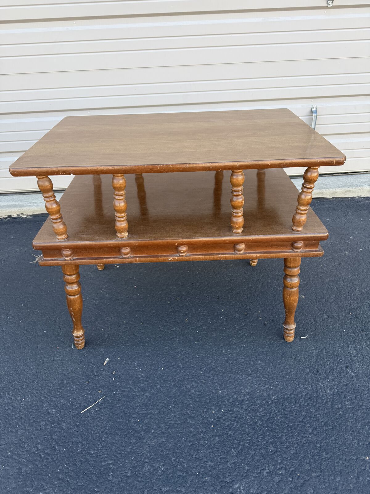 MCM 2 Tier End / Side Table