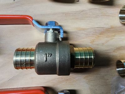 1 inch PEX B brass fittings