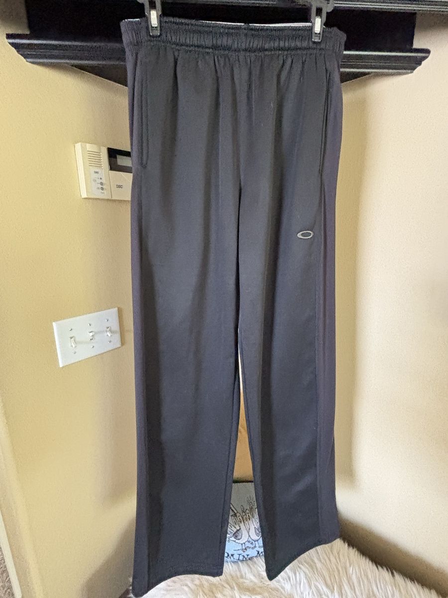 OAKLEY MENS BLACK SWEAT PANTS- S