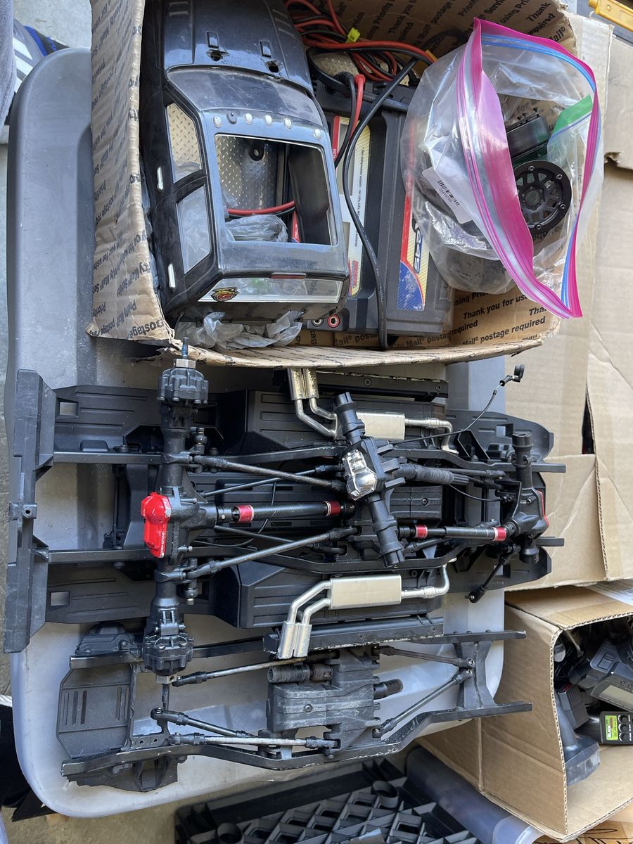Traxxas TRX4 2 chasis and misc parts $100