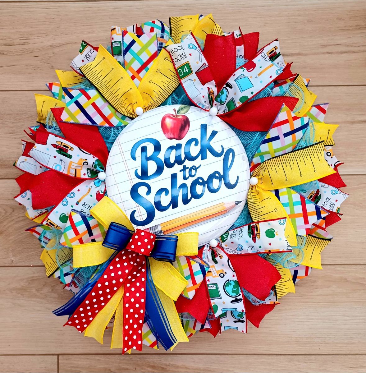 Back to School Wreath 24” ️