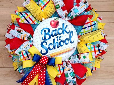 Back to School Wreath 24” ️