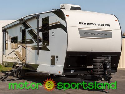 2027 Forest River Stealth 2730 Toy Hauler Garage Outdoor Kitchen