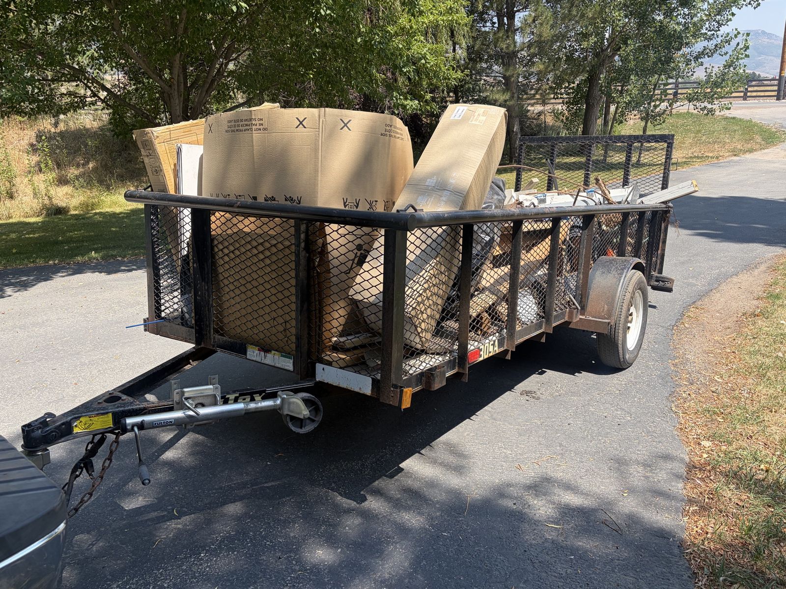 Big Tex utility trailer