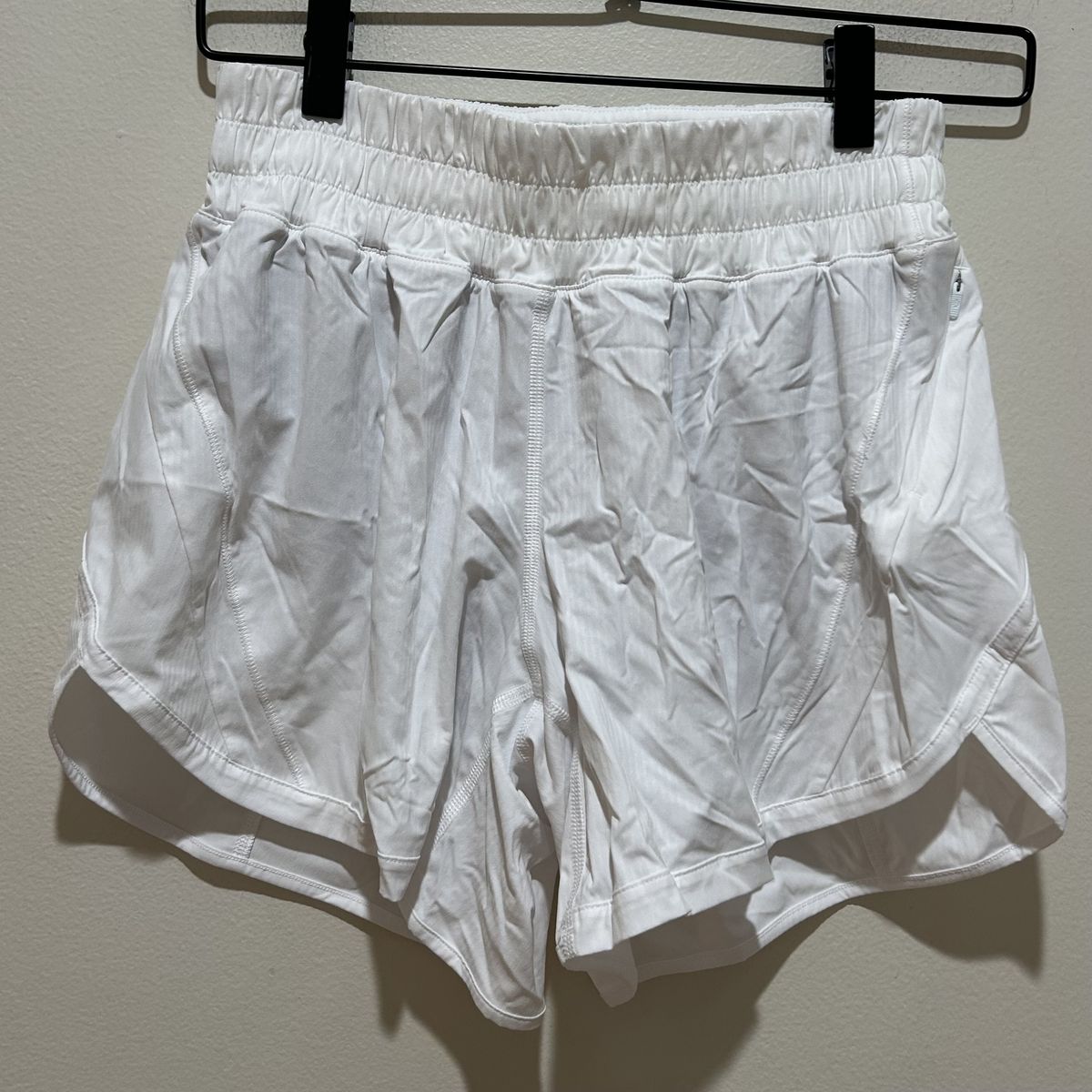 Lululemon Track That High Rise White Shorts 6