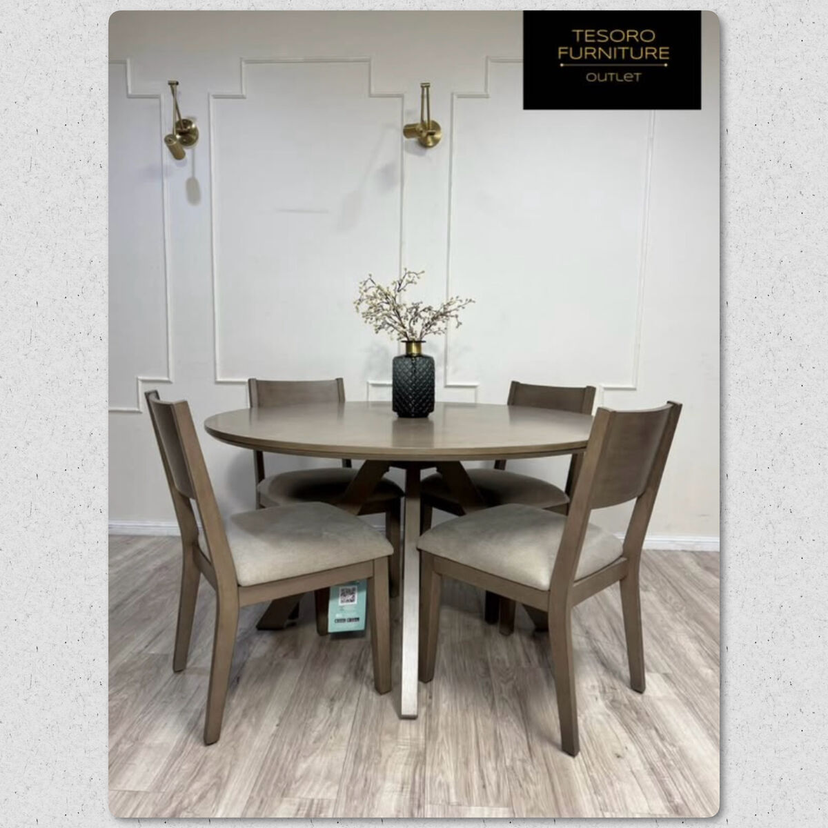 BAYSIDE GAVIN ROUND DINING SET FREE DELIVERY