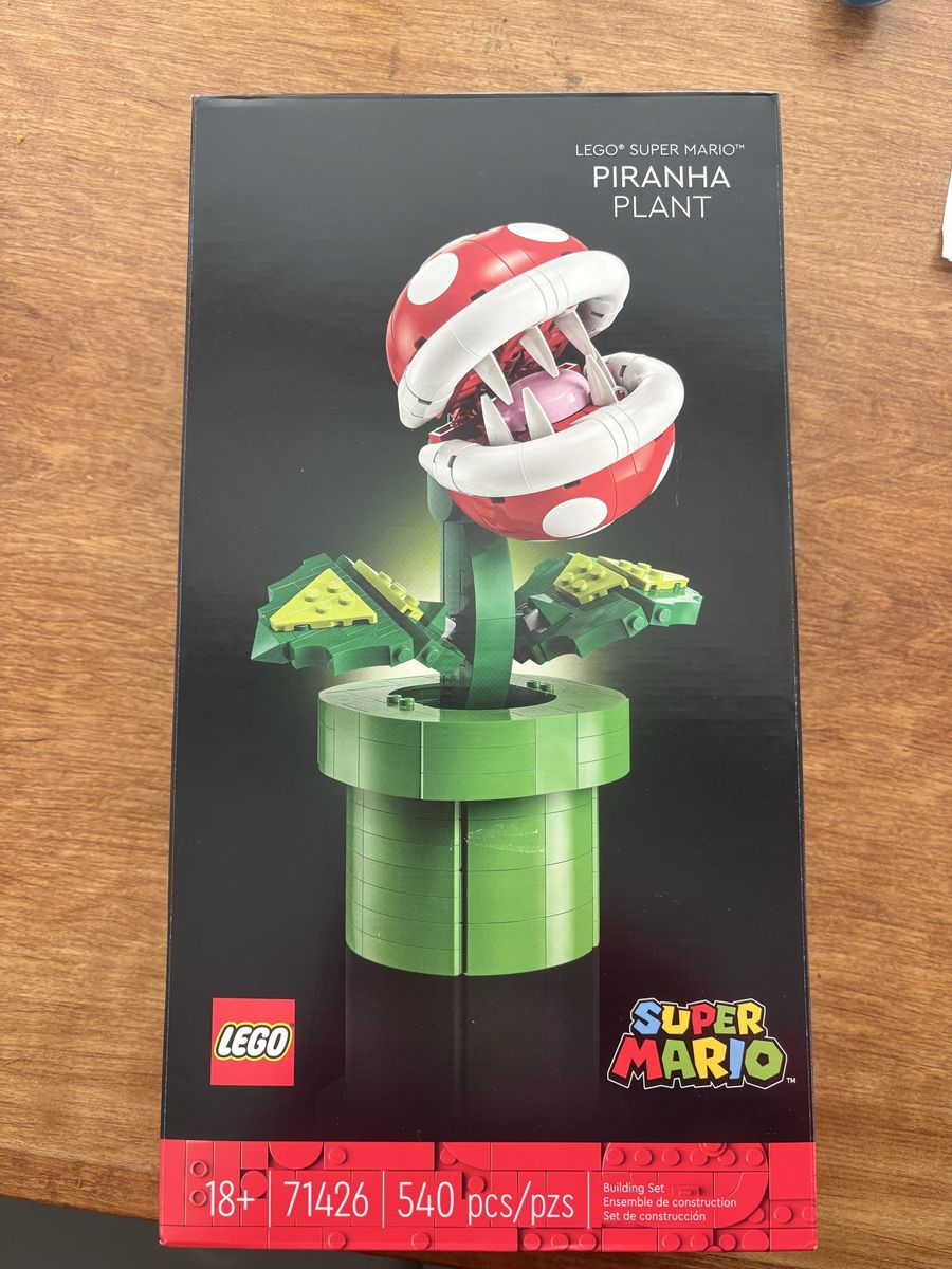 New LEGO Super Mario Piranha Plant Building Set 71426, 540 Pieces, Ages 18+
