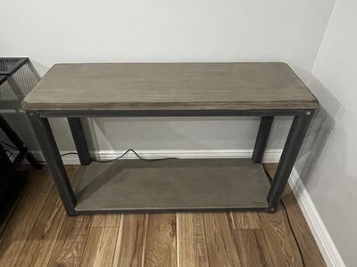 Sofa/EndTable - Wood - 47"L x 15.5"w x 30"h