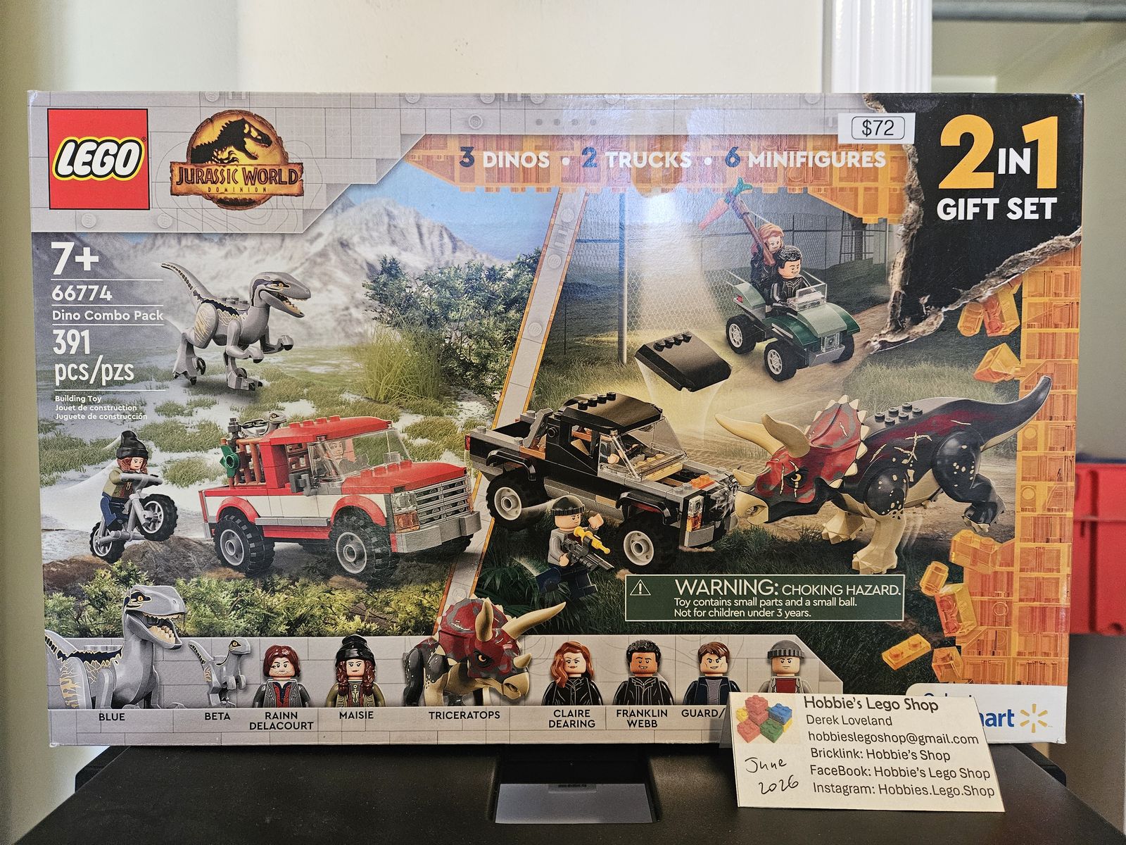 Lego Jurassic Park: Dino Combo Pack (66774)