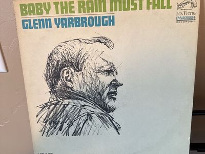 Glenn Yarbrough - Baby The Rain Must Fall Vinyl LP Record (RCA Victor LPM-3422)