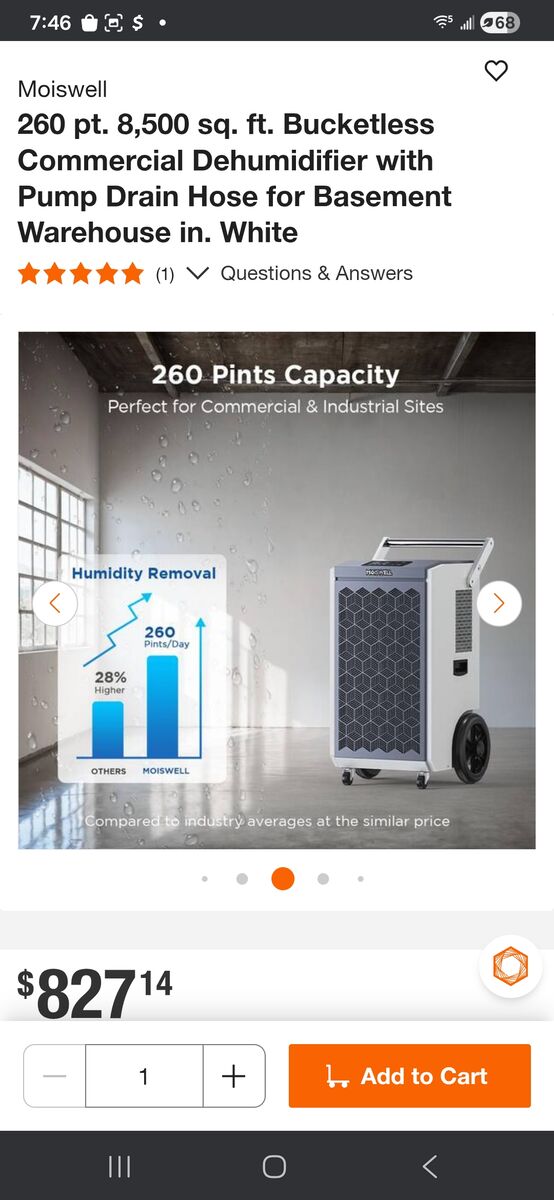 Commercial Dehumidifier