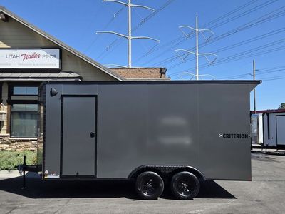 2026 Criterion 8x16 / 8.5x16 .080 Aluminum Exterior Enclosed Cargo Trailer New